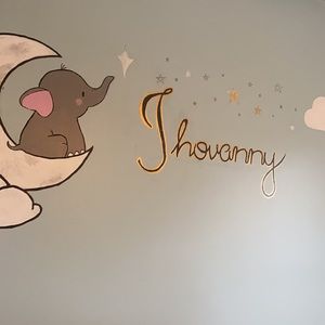Personalized baby wall paintings